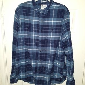 Lucky Brand Saturday Stretch Classic Fit Button Up Shirt Men's sz Large.